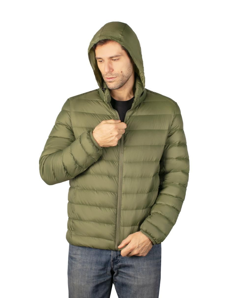 Chamarra casual capitonada para hombre 3