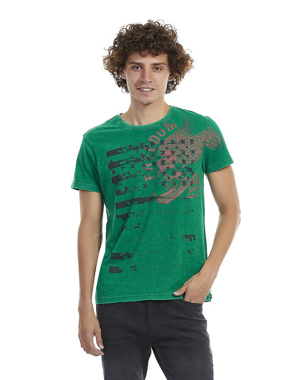 Playera cuello redondo para hombre Playera cuello redondo para hombre