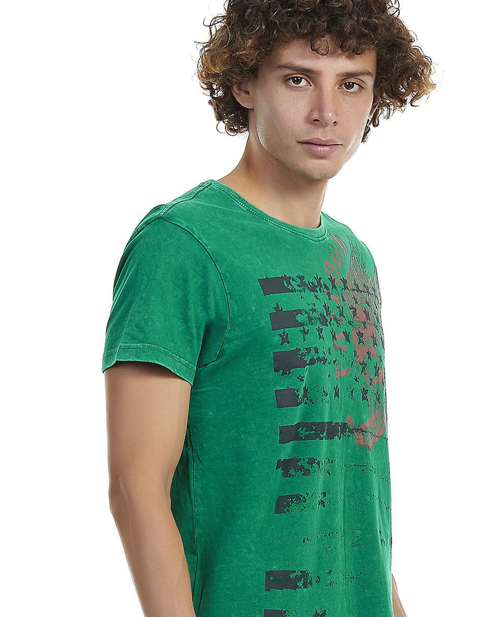 Playera cuello redondo para hombre