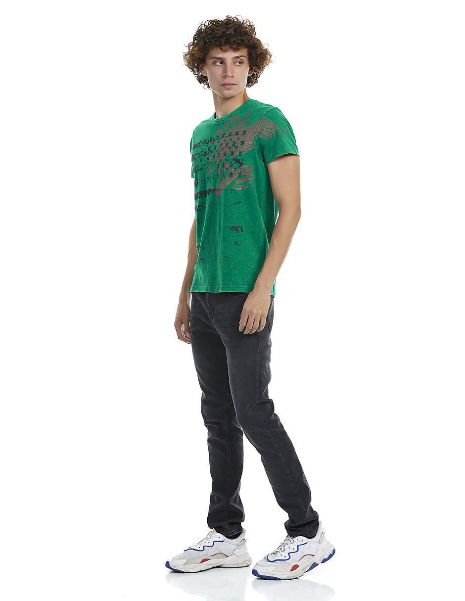 Playera cuello redondo para hombre