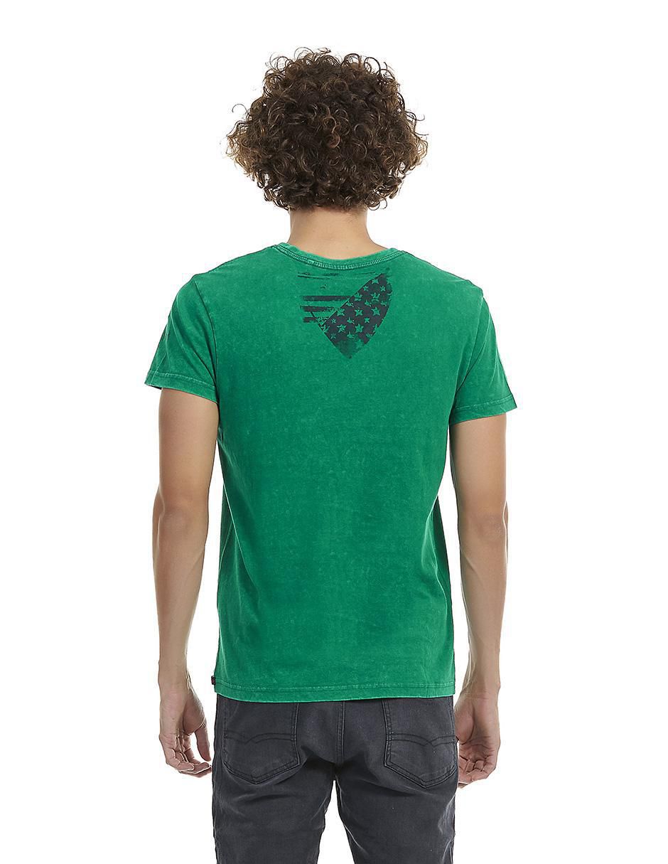Playera cuello redondo para hombre