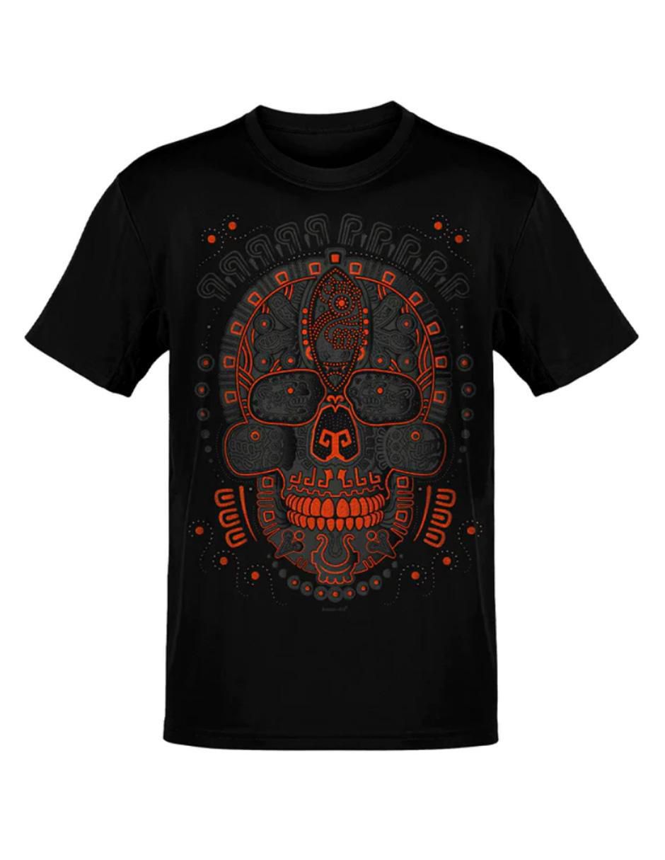 Playera Mictlanlavera cuello redondo para hombre Playera Mictlanlavera cuello redondo para hombre