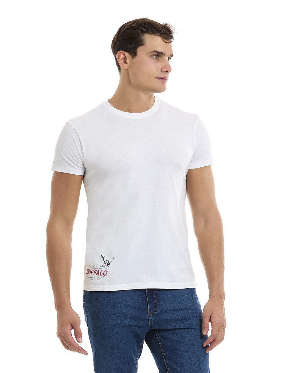 Playera cuello redondo para hombre