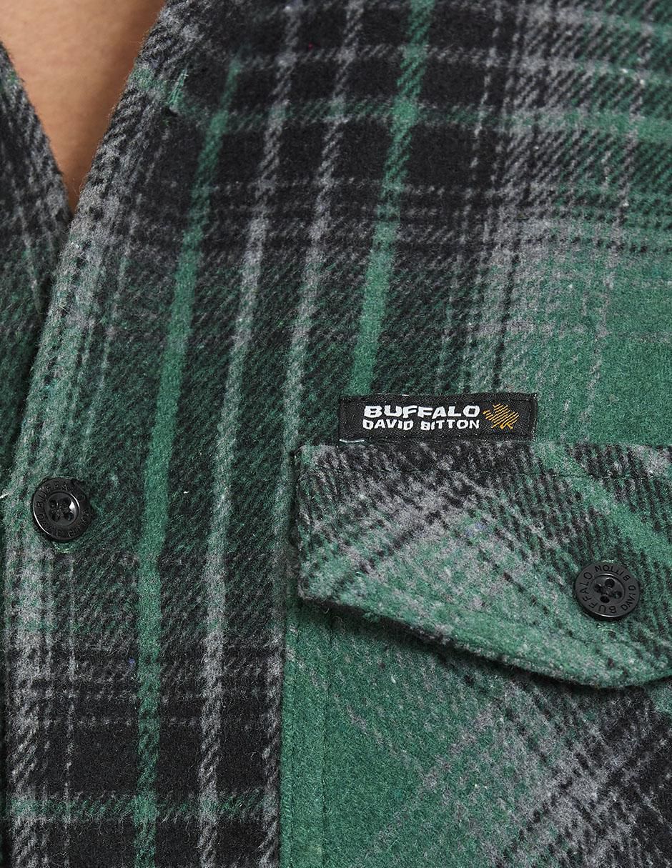 Camisa casual manga larga para hombre 3