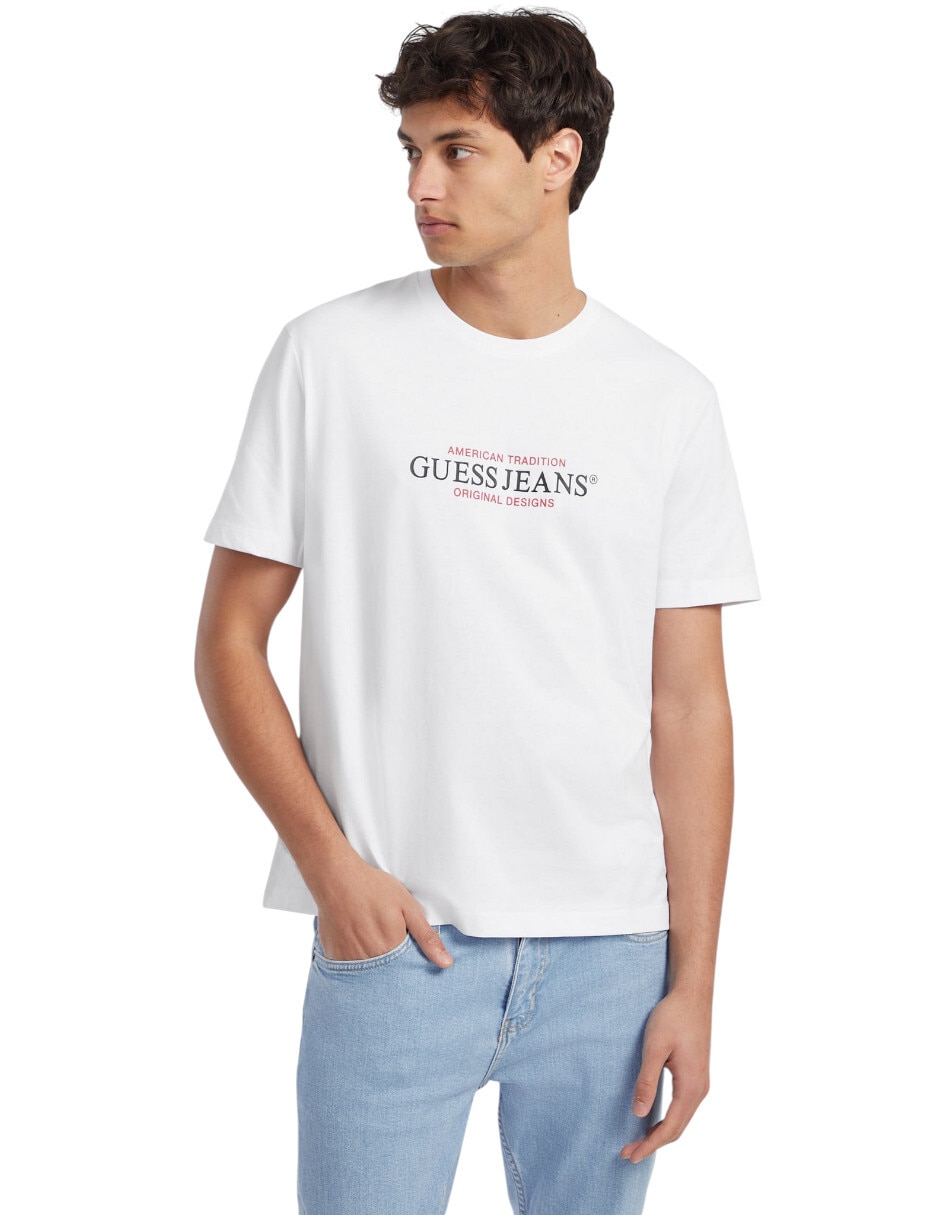 Playera cuello redondo para hombre