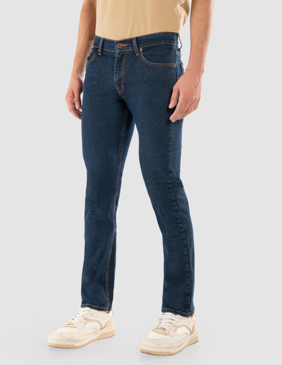 Jeans slim Oggi Jeans lavado obscuro para hombre