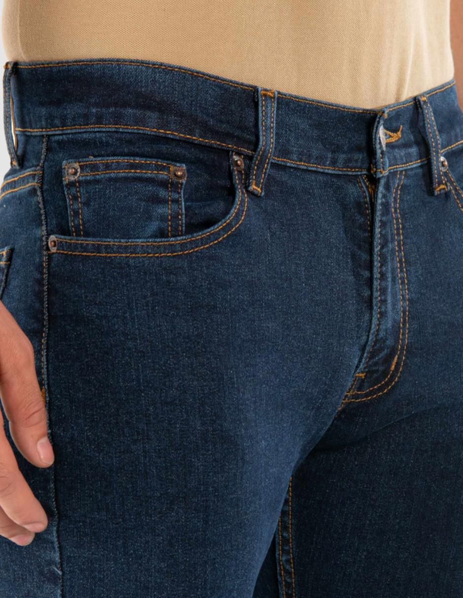 Jeans slim Oggi Jeans lavado obscuro para hombre