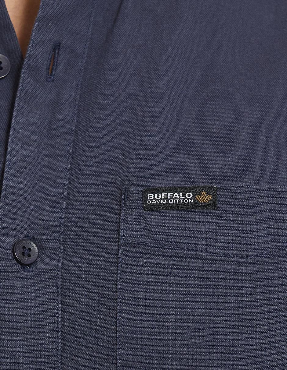 Camisa casual de algodón manga larga para hombre 3