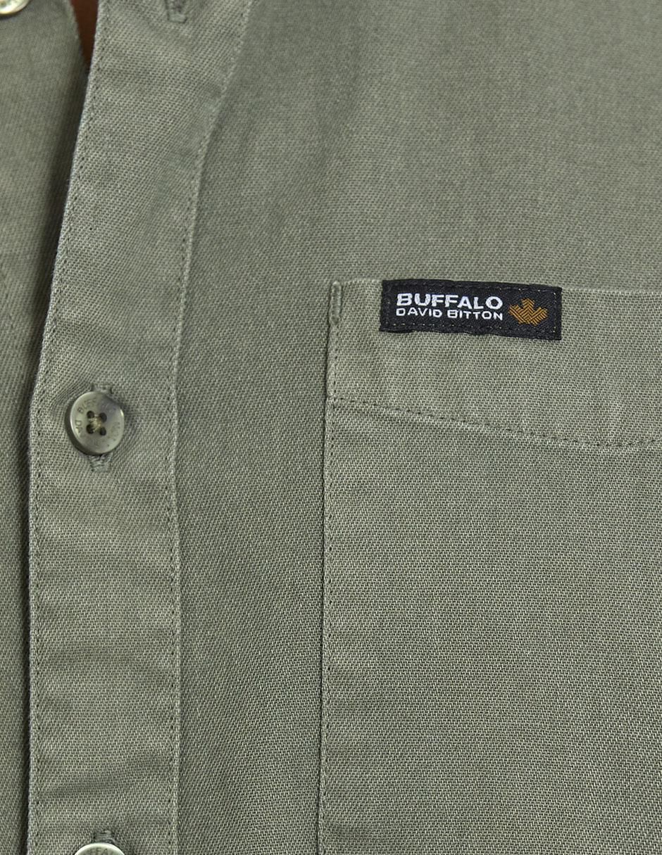 Camisa casual de algodón manga larga para hombre 3