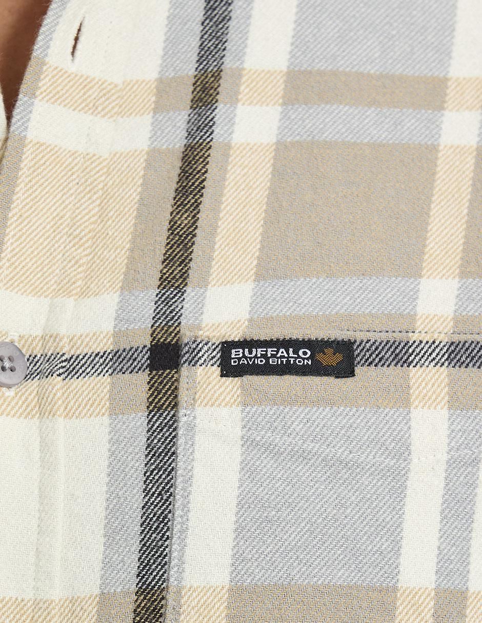 Camisa casual de algodón manga larga para hombre 3