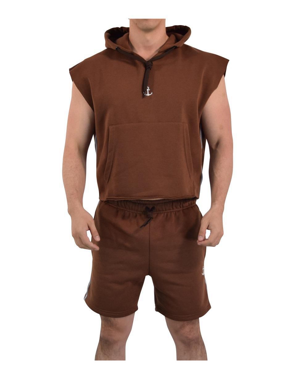 Chaleco con capucha para hombre