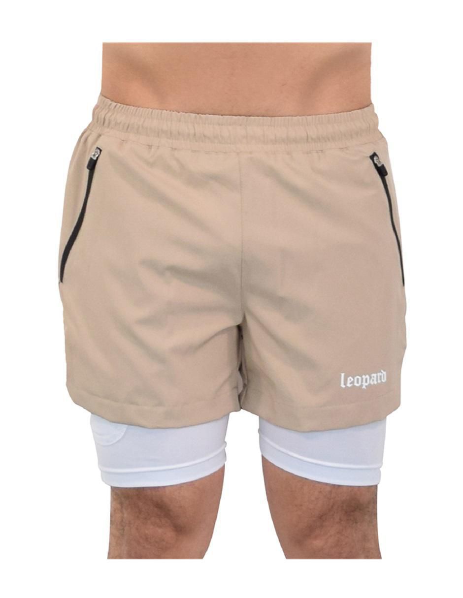 Short John Leopard para hombre