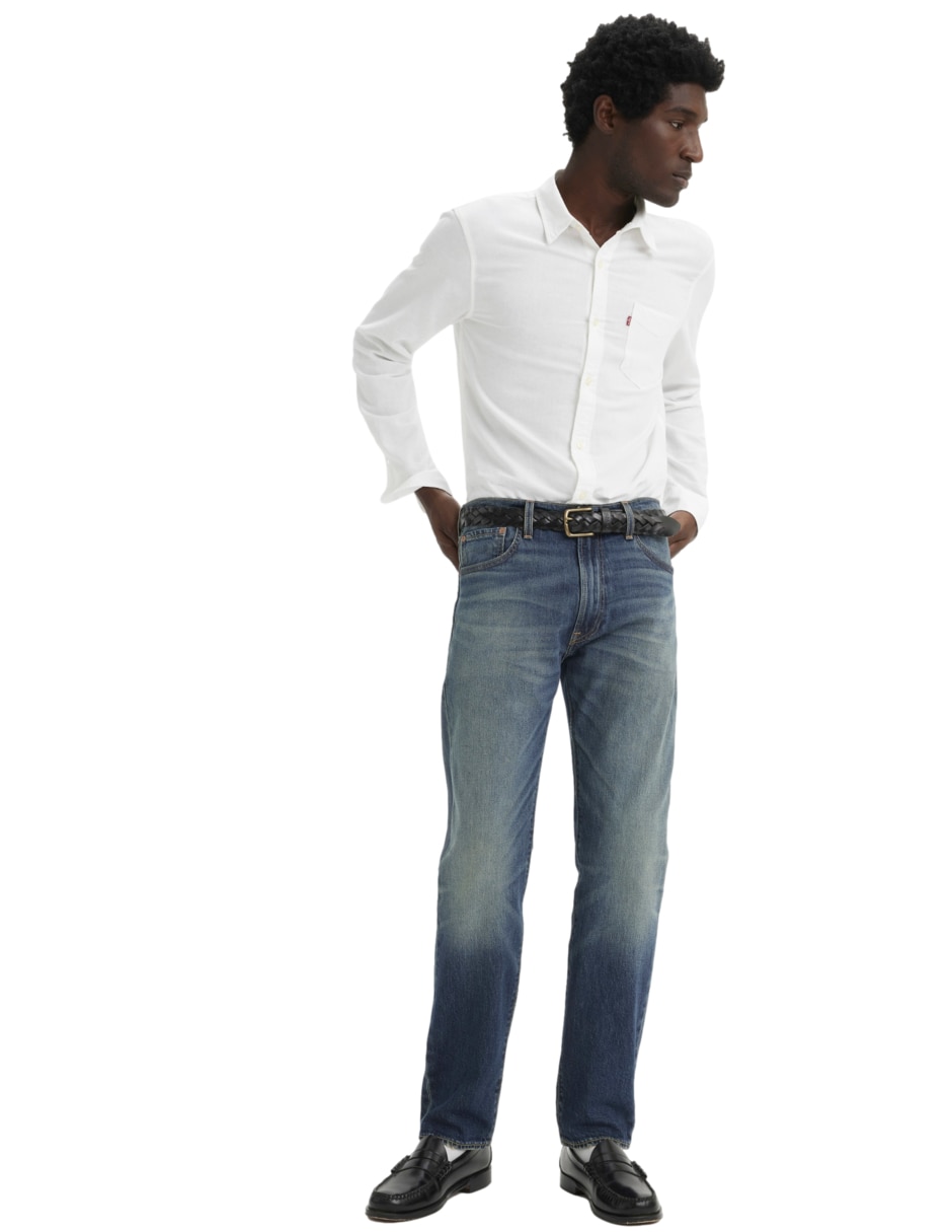 Camisa casual de lino manga larga para hombre 5