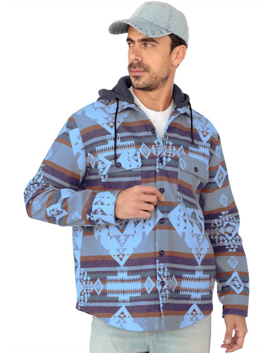 Chamarra casual capucha desmontable para hombre Chamarra casual capucha desmontable para hombre