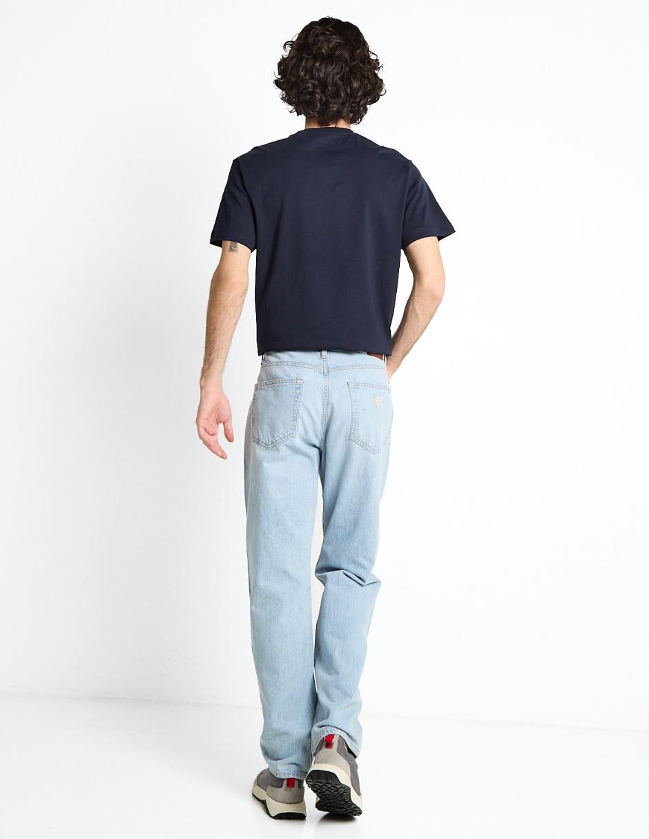 Jeans straight Guess Jeans lavado claro para hombre