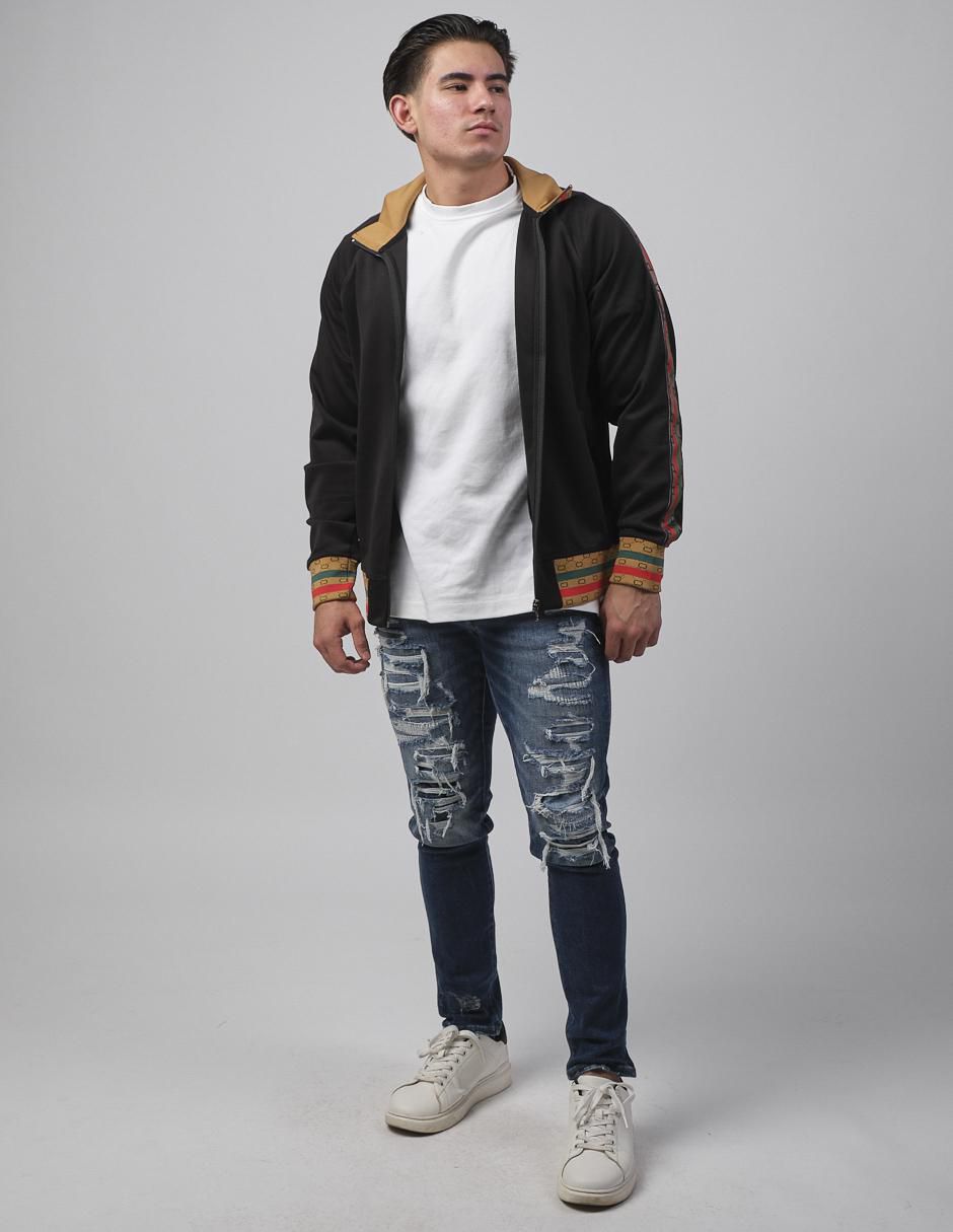 Chamarra casual con bolsillos para hombre 3