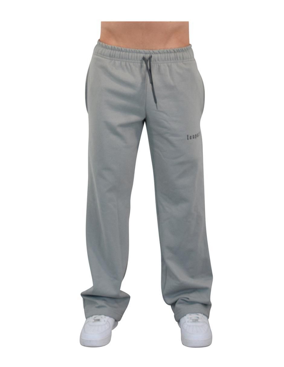 Jogger amplio Straight estampado logo con bolsillos para hombre 4