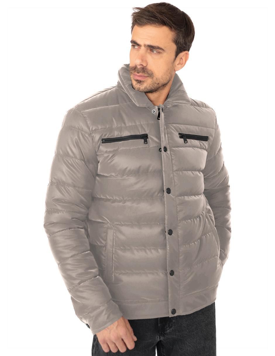 Chamarra casual con bolsillos para hombre Chamarra casual con bolsillos para hombre
