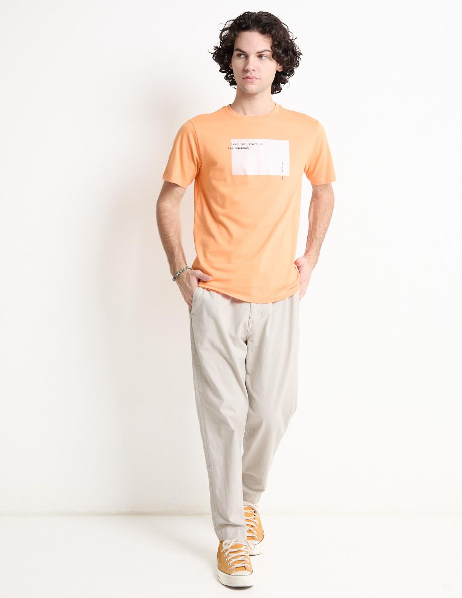 Pantalón recto de lino para hombre