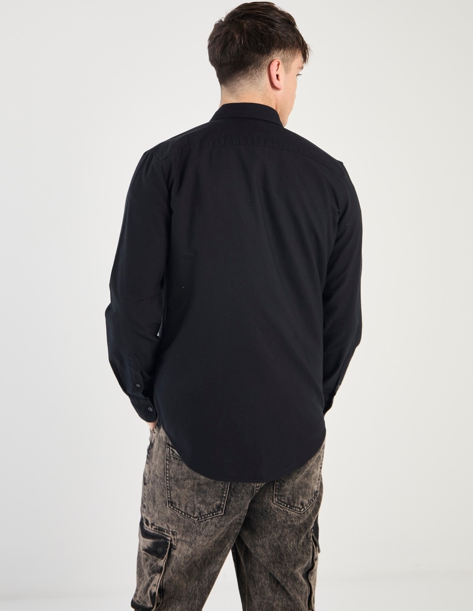 Camisa casual American Eagle de algodón manga larga para hombre