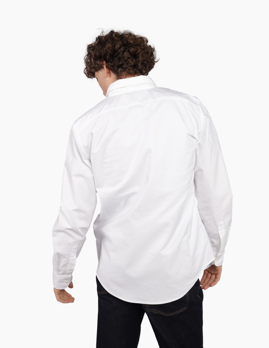 Camisa casual American Eagle de algodón manga larga para hombre