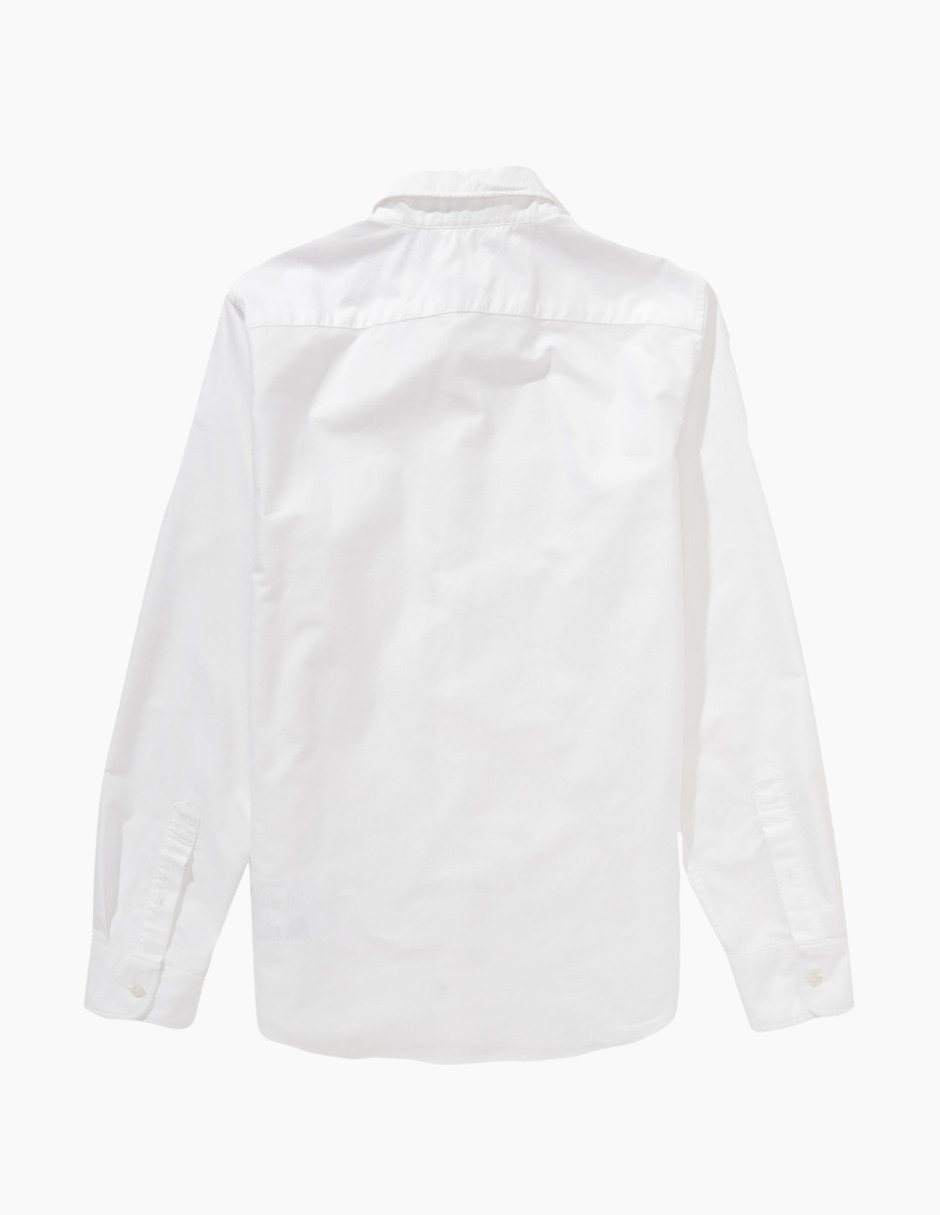 Camisa casual American Eagle de algodón manga larga para hombre
