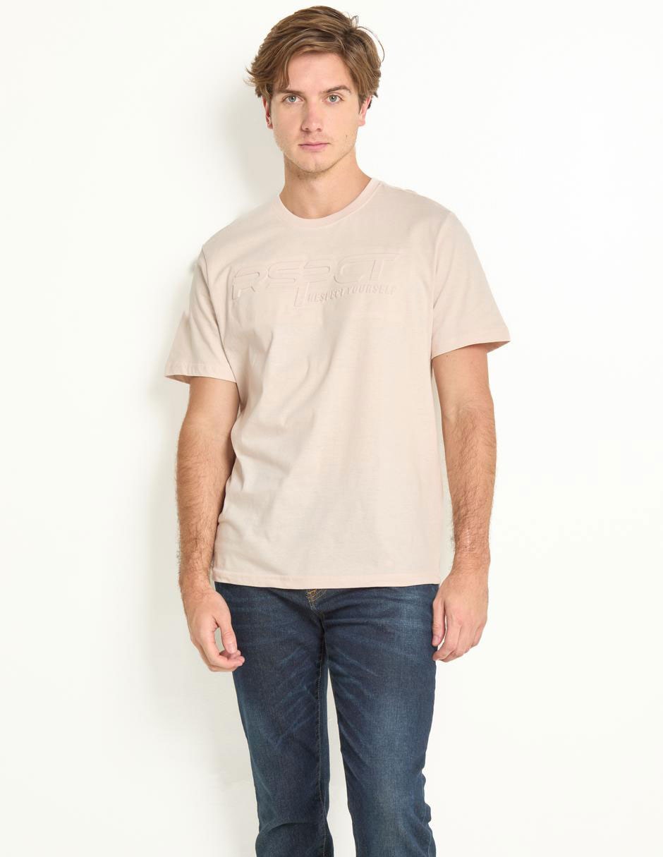 Playera cuello redondo para hombre