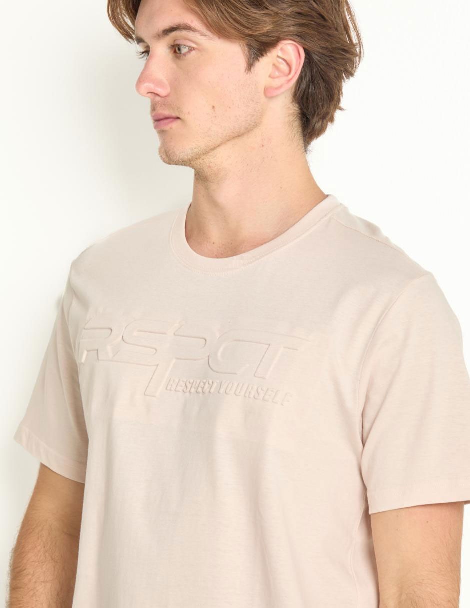 Playera cuello redondo para hombre