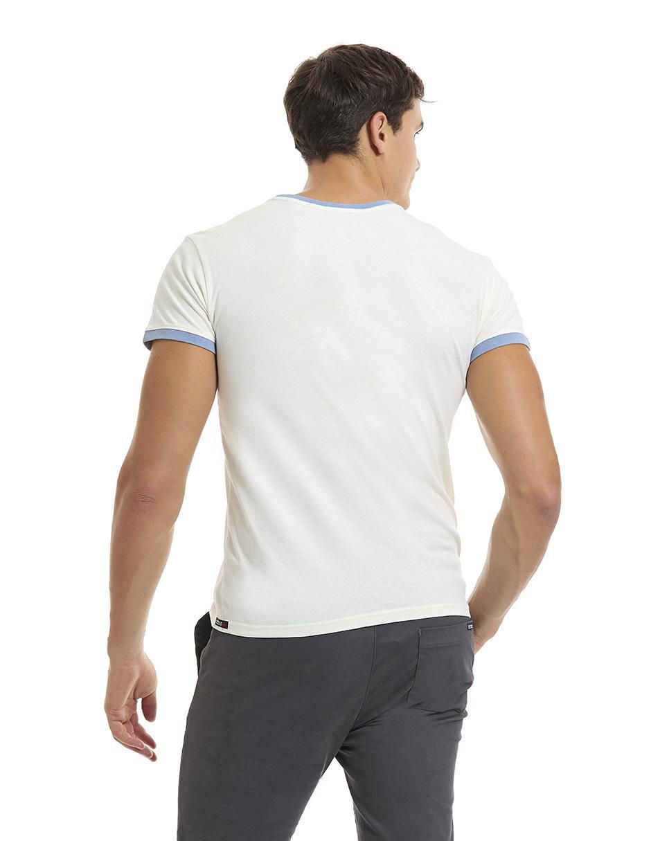 Playera cuello redondo para hombre