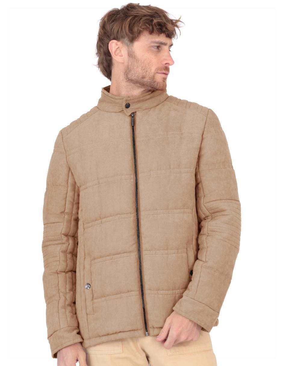 Chamarra casual texturizado para hombre Chamarra casual texturizado para hombre