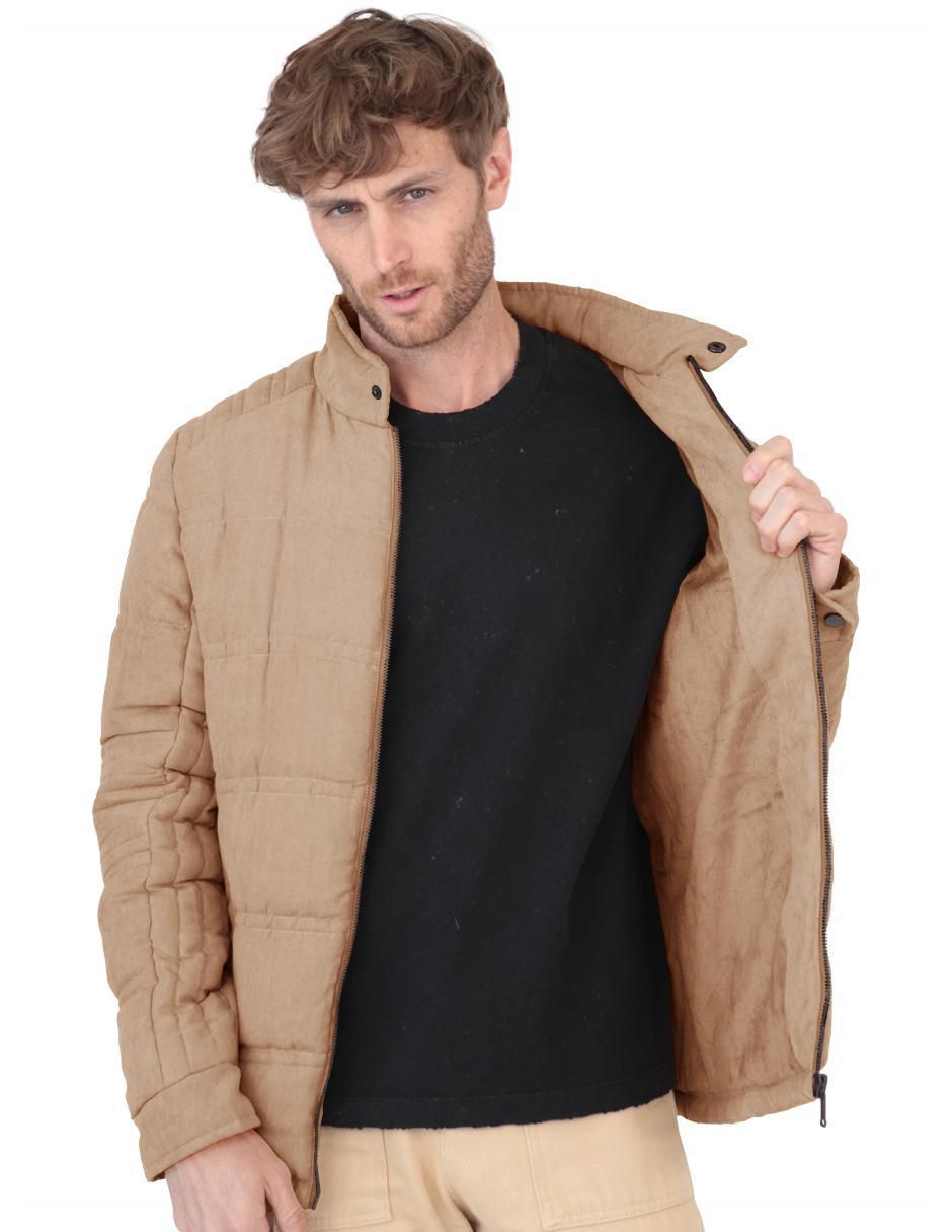 Chamarra casual Roosevelt texturizado para hombre