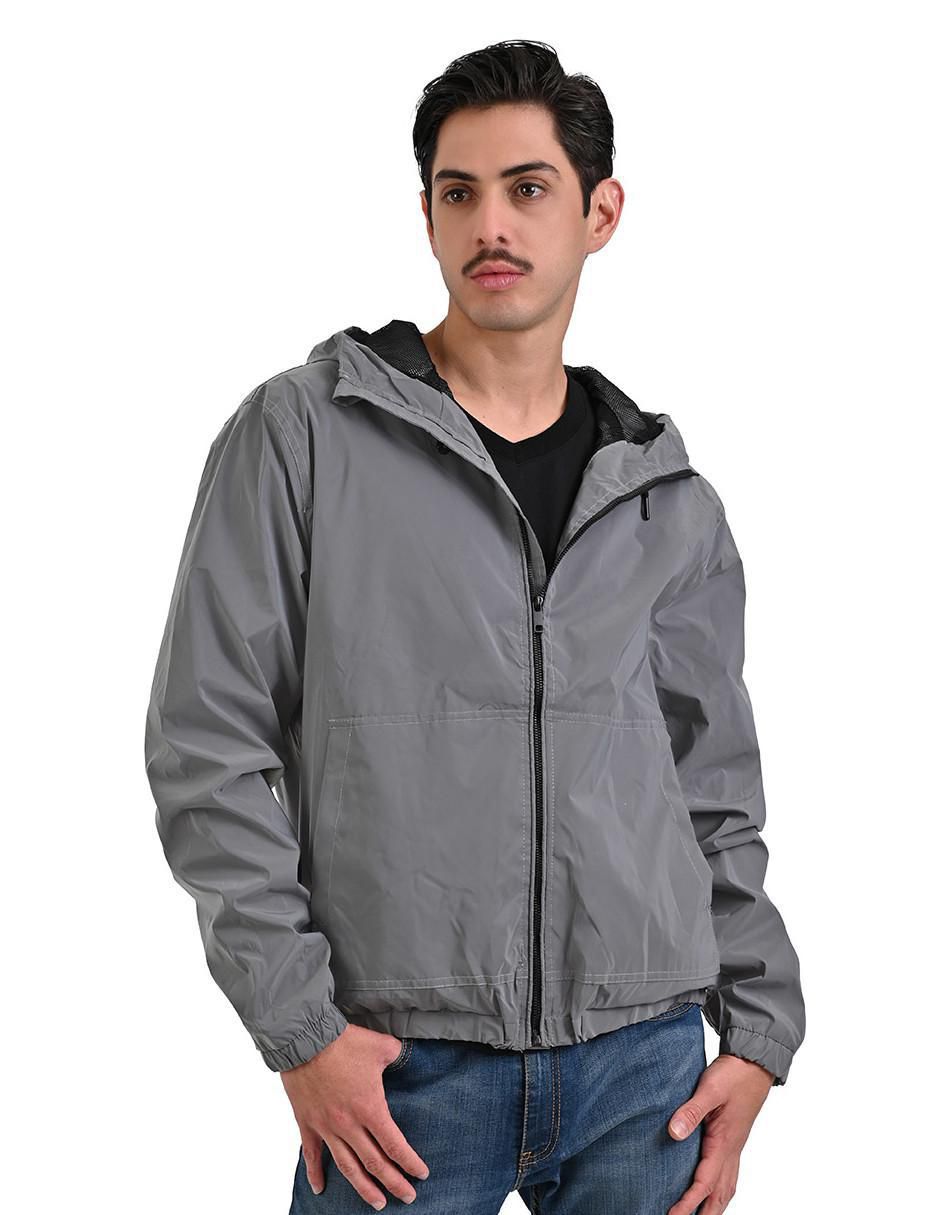 Chamarra bomber con capucha para hombre 1
