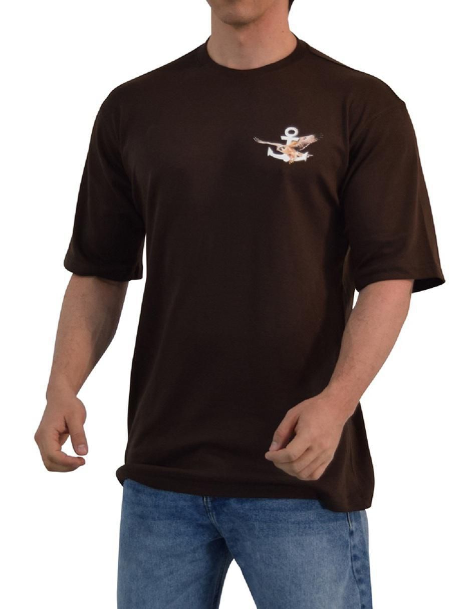 Playera Oversized Birds cuello redondo para hombre 1