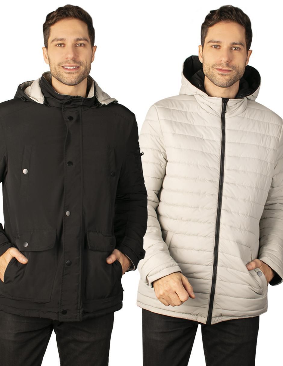 Chamarra acolchada reversible para hombre 7