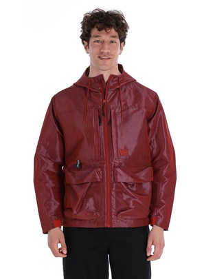 Chamarra casual con capucha para hombre