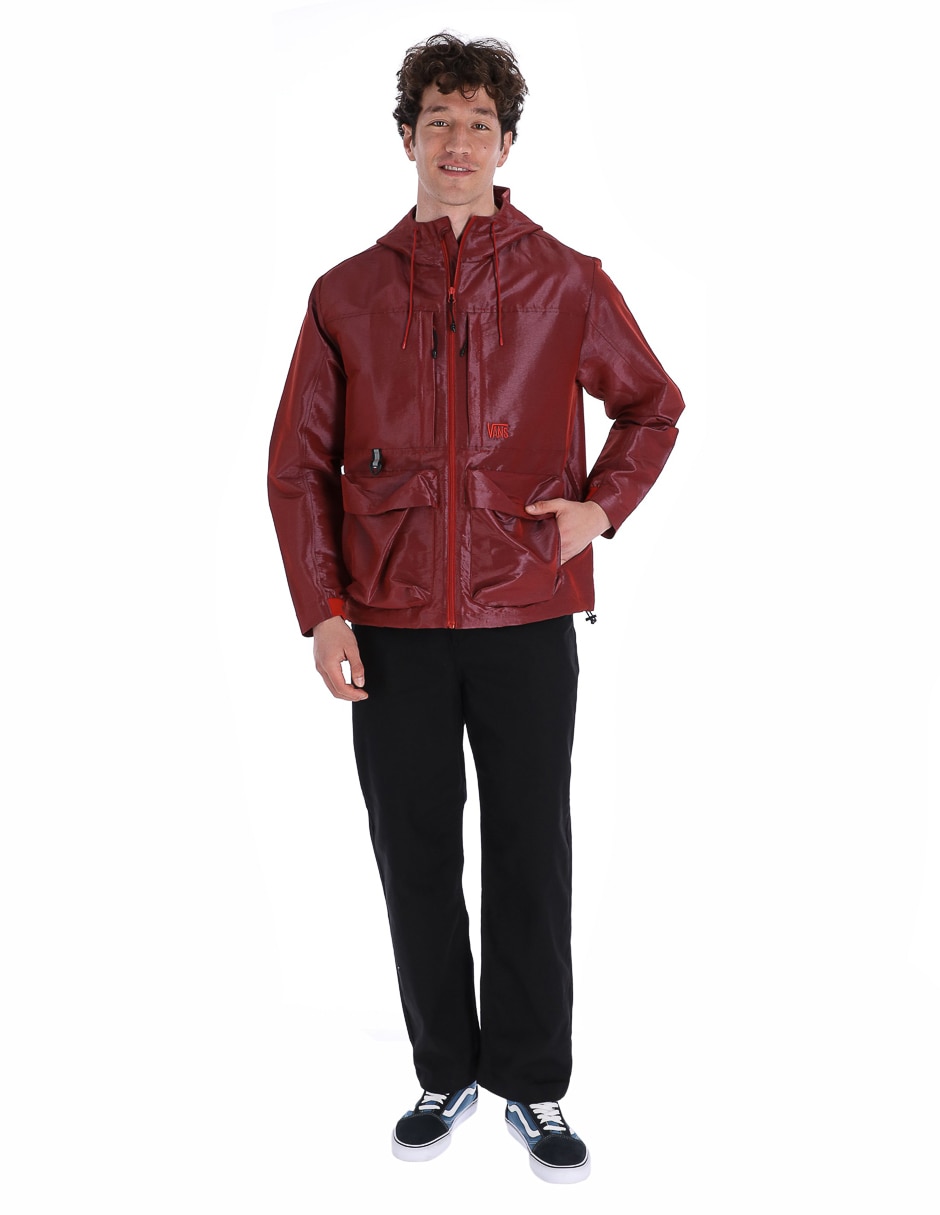Chamarra casual con capucha para hombre 2