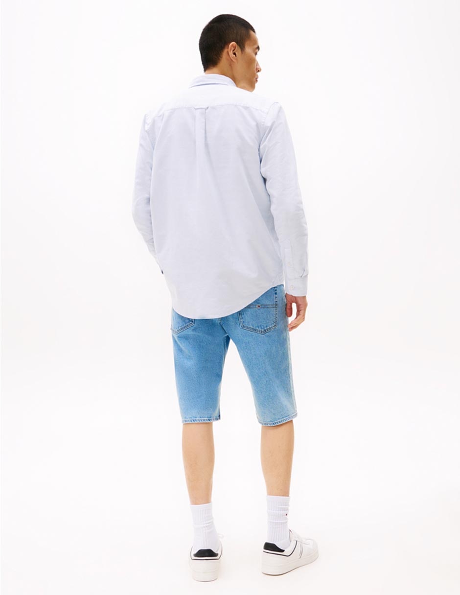 Camisa de algodón manga larga para hombre 7