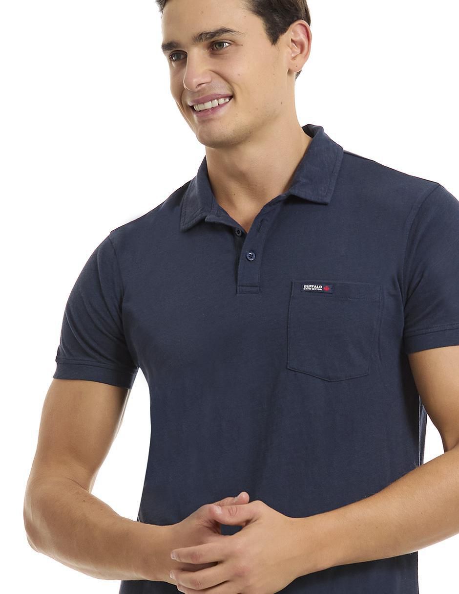 Playera tipo polo Buffalo Jeans David Bitton para hombre