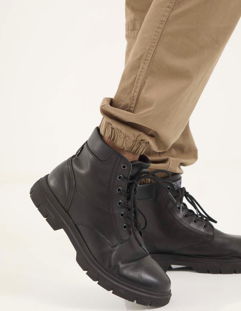 Pantalón cargo regular de algodón para hombre