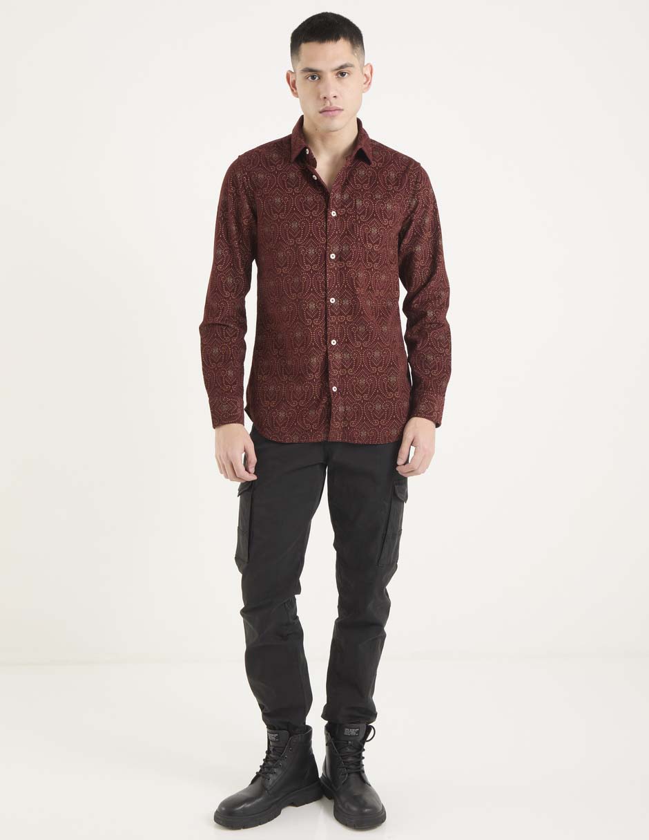 Pantalón cargo regular de algodón para hombre 3