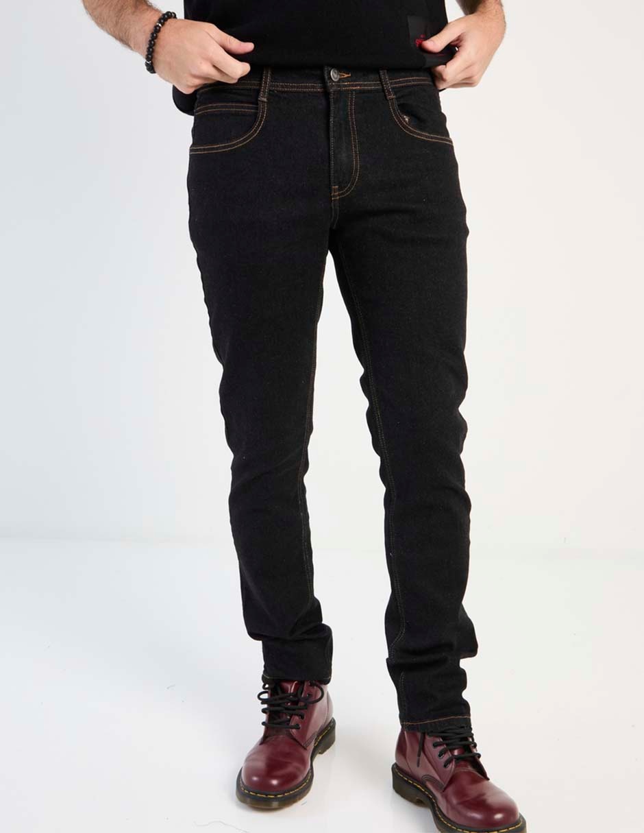 Pantalón slim de algodón para hombre 1