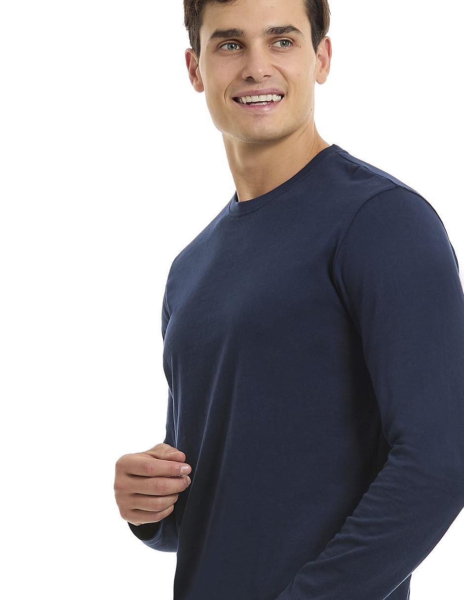 Playera cuello redondo para hombre