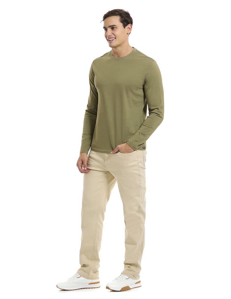 Playera cuello redondo para hombre