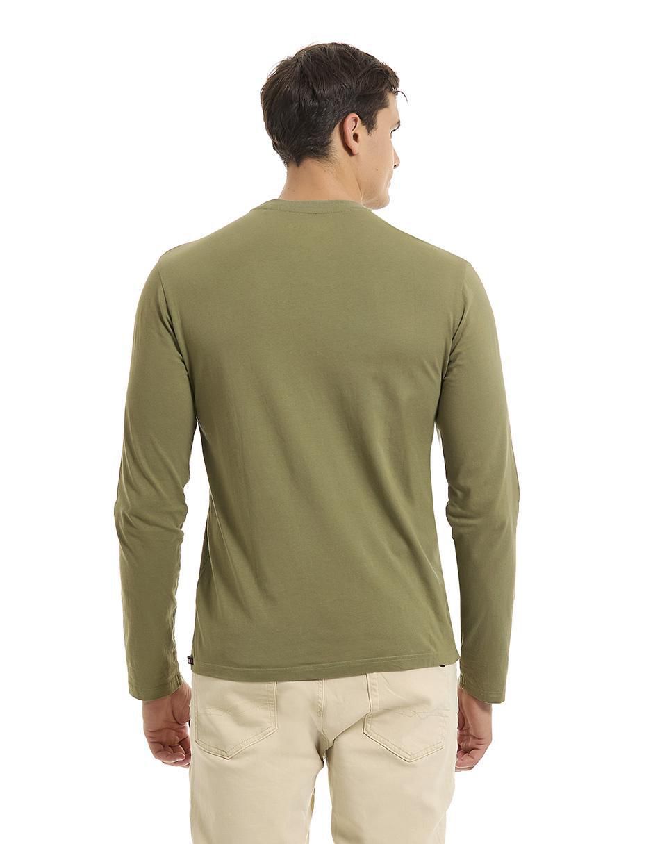 Playera cuello redondo para hombre
