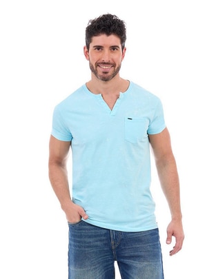 Playera cuello V para hombre