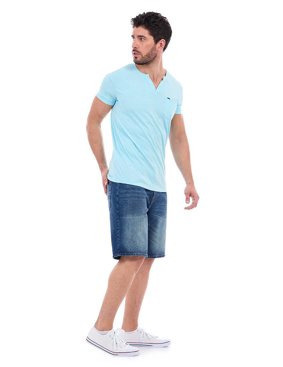 Playera cuello V para hombre