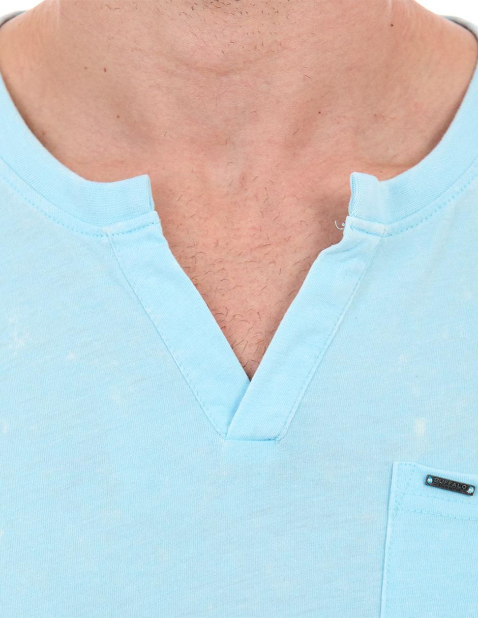 Playera cuello V para hombre