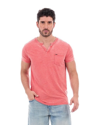 Playera Tshirt cuello V para hombre