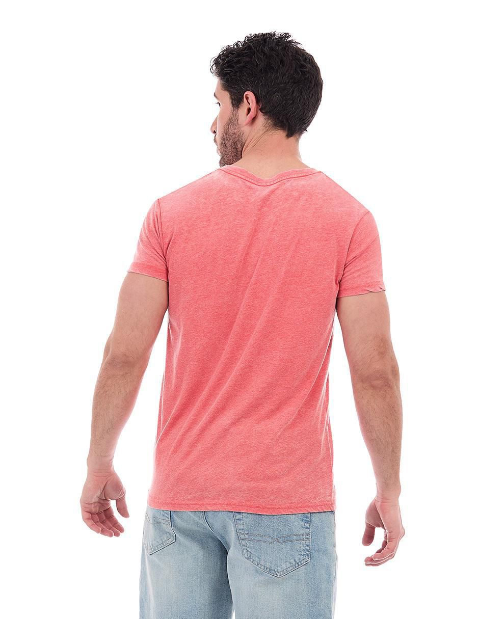 Playera Tshirt cuello V para hombre 5