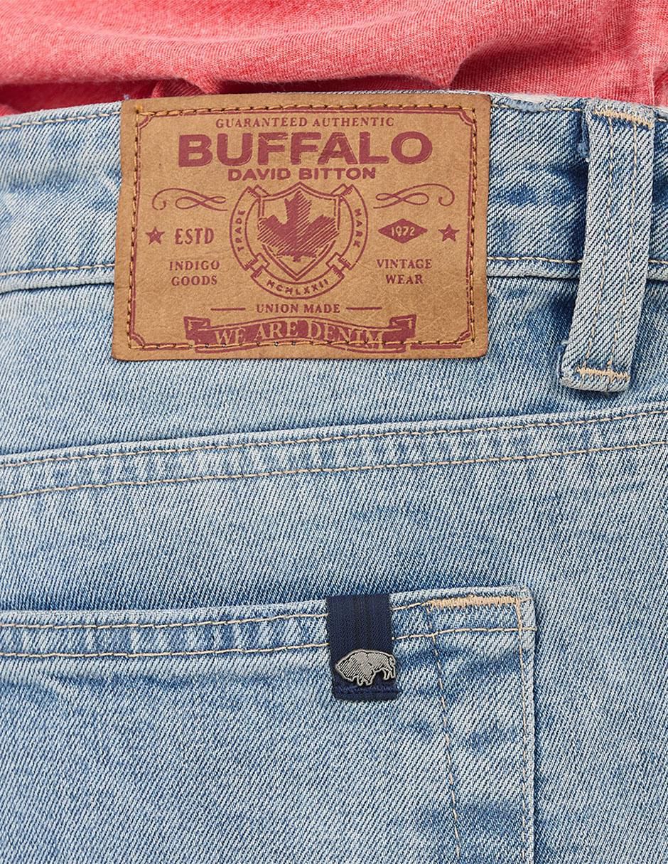 Bermuda de mezclilla para hombre